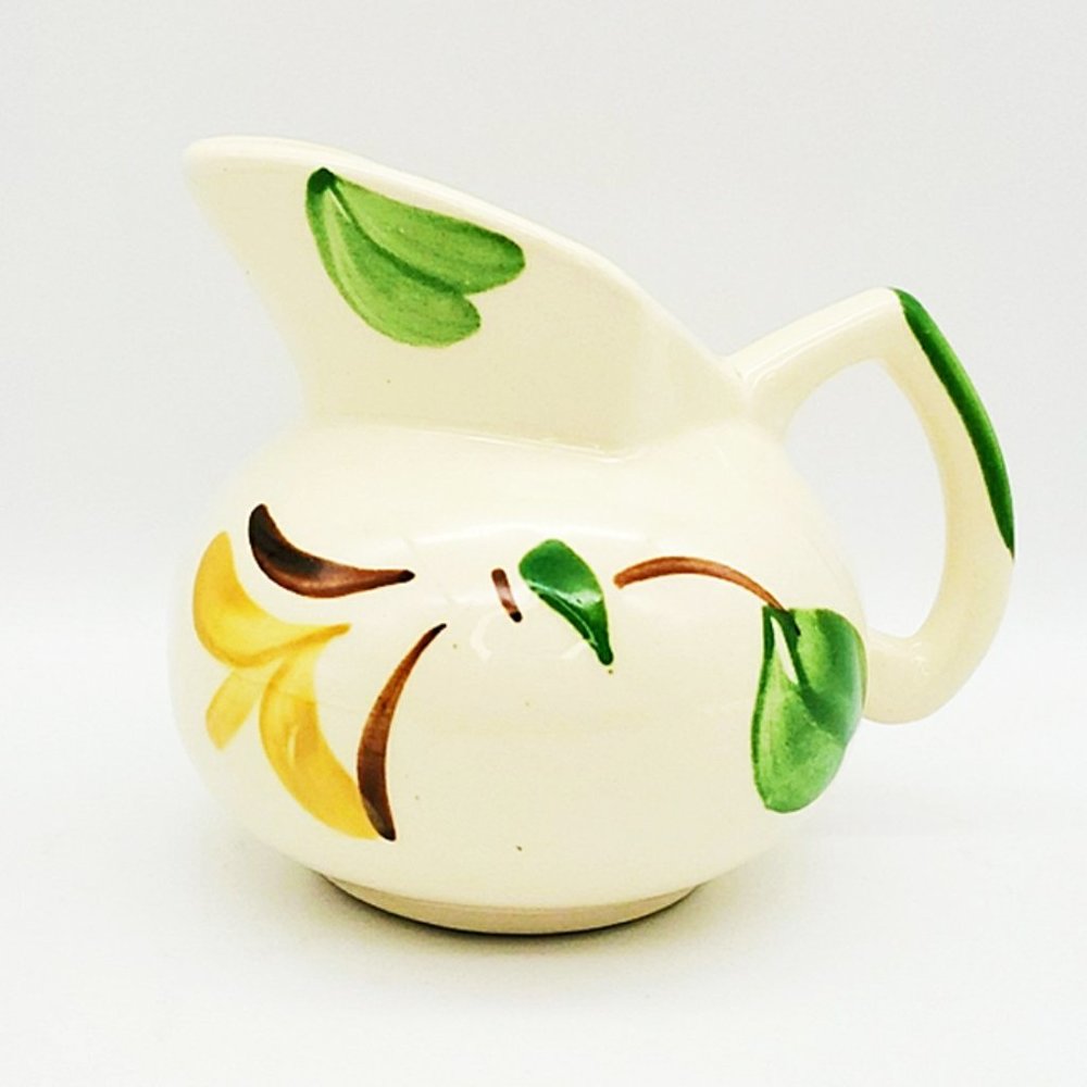 Purinton Pottery Small Pitcher Ivy Yellow Kent Jug